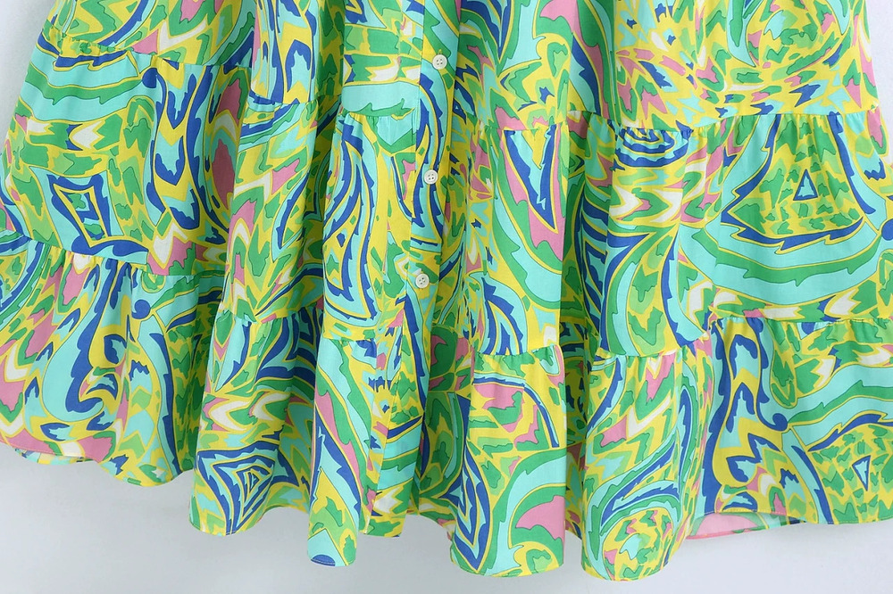 ZARA Long Sleeve Printed Dress